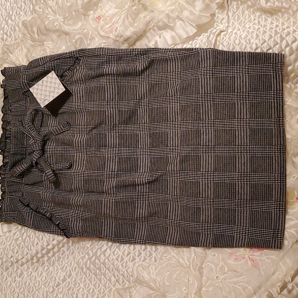 Plaid skirt size large